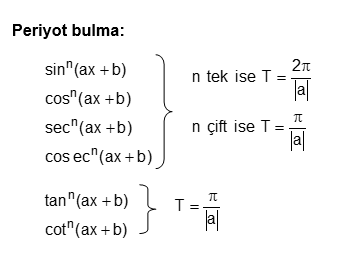 Trigonometri Formülü